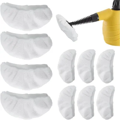 Produktbild von INF Mop-Bezüge kompatibel mit Karcher Handdampfreinigern (SV7, SC1-SC5) – Faser, 10er-Pack