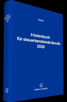 Produktbild von Fristenbuch für steuerberatende Berufe 2026