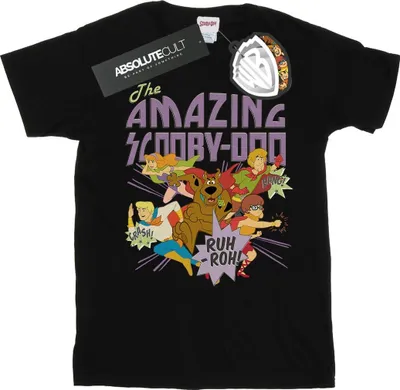 Produktbild von Scooby Doo - "The Amazing" T-Shirt für Damen BI1472 (XXL) (Schwarz)