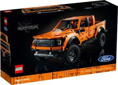 Obrázek produktu pro LEGO 42126 Technic Ford F-150 Raptor pick-up, model auta pro dospělé, exkluzivní sběratelský model