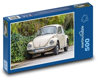Produktbild von Puzzle 500 Klassischer Käfer auf der Straße - martinpuzzle
