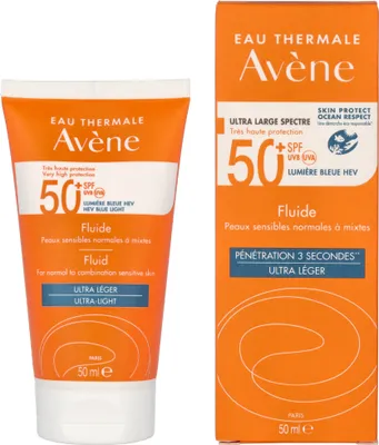 Image de Avene, Fluide Extra Haute Protection SPF 50+, 50 ml - Longue durée