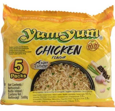 Image de Yum yum - Nouilles au poulet Bami 5Pack 5x60gr | Multipack une 5 -pièce