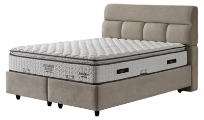 Produktbild von Premium Royal Bett Set mit Stauraum, Liegefläche:180x200, Produkt:Bett Set (mit Matratze)