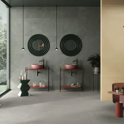 Immagine prodotto di CASA39 Gres porcellanato effetto pietra Grigio 60x60 cm Caesar Slab2