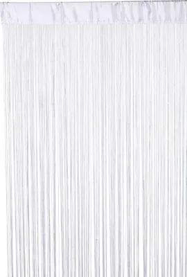 Produktbild von Fädenvorhang - Weiß - 110 x 250 cm