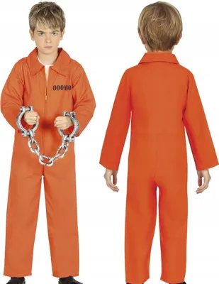Obrázok produktu pre Kostým odsúdenca pre deti 98-146, veľkosť:110/116