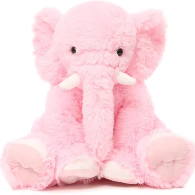 Obrázek produktu pro Plyšový slon XXL, maskot - 50 cm - Sedící - Měkký plyš - Pro děti a dospělé