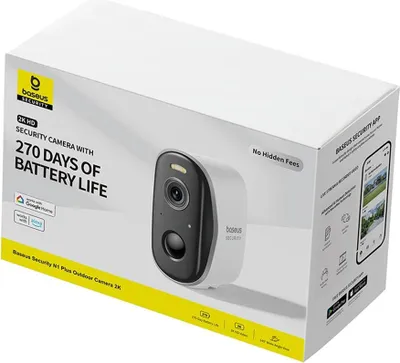 Produktbild von Baseus Security N1 Plus Outdoor Kamera 2K Weiß