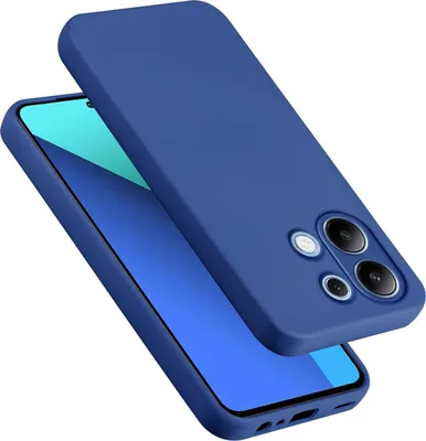 Image de Cadorabo Housse pour Redmi Note 13 4G Housse en silicone Etui en silicone liquide pour téléphone portable, résistant aux rayures et aux chocs pour Redmi Note 13 4G