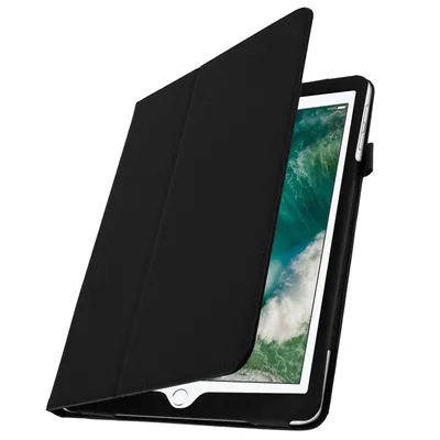 Produktbild von Avizar, Flip-Schutzhülle mit Standfunktion für Apple iPad 5 / 6 / Air, Schwarz