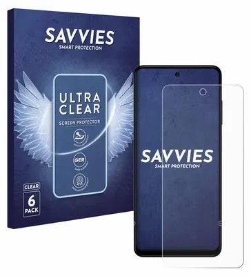 A product shot of a phone screen protector and its packaging.