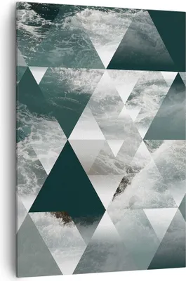 Produktbild von Bild auf Leinwand - Leinwandbild - Einteilig - Abstraktion modern - 70x100cm - Wand Bild - Wanddeko - Wandbilder - Leinwanddruck - Wanddekoration - Leinwand bilder - Wandbild - PA70x100-3421