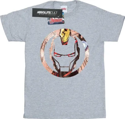 Produktbild von Iron Man - T-Shirt für Herren/Damen Uni BI360 (M) (Grau)