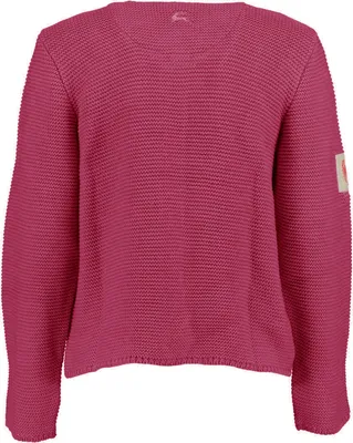 Produktbild von Damen Trachten Wolljanker Strickjacke Tracht Weste, Größe:38, Farbe:Himbeere