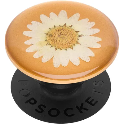 Produktbild von PopSockets Pressed Flower White Daisy, Griffigkeit, Mehrfarbig, Universal, 1 Stück(e), 38,8 mm, 38,8 mm