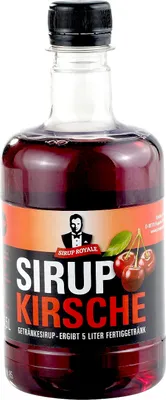 Produktbild von Sirup Royale Kirsche 0,5 L EW Getränkesirup Bar Cocktails Drinks Desserts pfandfrei Einweg