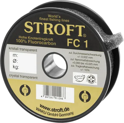 Produktbild von Stroft FC1 Fluorocarbon Hauptschnur 150m 0,430mm-13,4kg