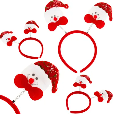 Immagine prodotto di Fascia Con Pupazzo Di Neve Natale Buon Babbo Natale Pupazzo Di Neve Per Natale