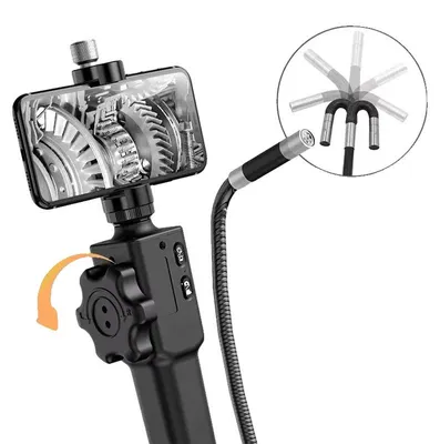 Obrázok produktu pre Endoskop, HD 1080p, vodotesná sonda s krytím IP67, 6,2 mm, kompatibilný s iOS a Android, 1 m