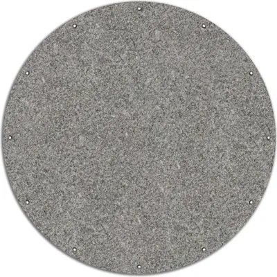 Produktbild von Wallario rundes Outdoor-Poster für Garten oder Balkon, Motiv Muster grauer Marmor Optik -Granit - marmoriert, 120 cm Durchmesser
