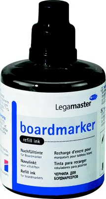 Produktbild von Nachfülltinte für Boardmarker 100ml schwarz Packung mit 10 Stück