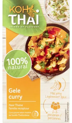 Produktbild von Koh Thai Gelbe Curry Paste 70g – Aromatische thailändische Gewürzpaste
