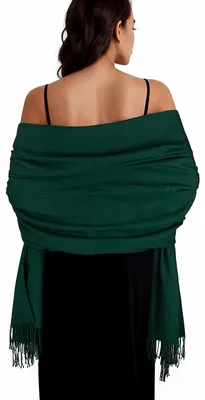 Immagine prodotto di SWAT PANY: Stola elegante da donna in pashmina, ideale per abiti da sera e per l'inverno