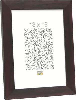 Obrázek produktu pro Deknudt, plastový rám, mahagon, 15x20 cm, model S41VH4