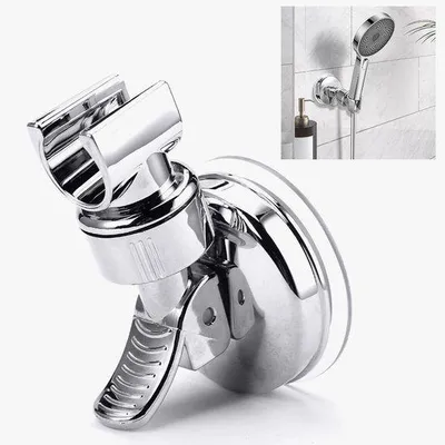 Produktbild von Duschehalter - Duschkop Halter - Duschen nach Wunsch - 360-Grad-Verstellbar - 10,5 cm - Silber