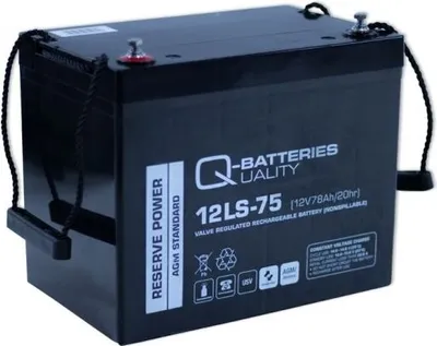Produktbild von Q-Batteries 12LS-75 12V 75Ah Blei Akku Standard-Typ AGM 10 Jahres-Typ