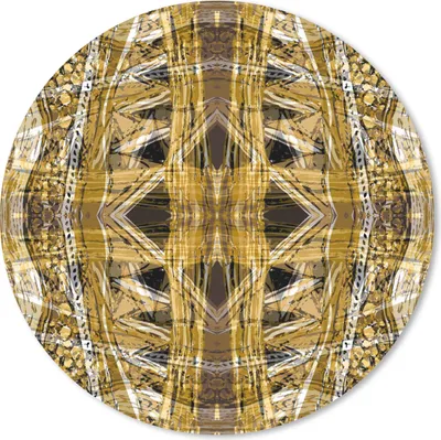 Produktbild von MuchoWow® Mauspad Mousepad Gold - Afrika - Muster - Tiere 50x50 cm - Mousepads - Maus Mat - Pad - Mausunterlage - Vinyl