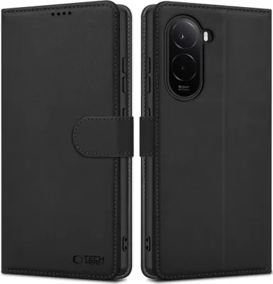 Zdjęcie produktu dla Tech-Protect 5906302332540, Etui z klapką, Xiaomi, Poco M7, 17,5 cm (6.9"), Czarny
