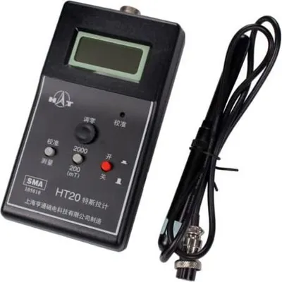 Image de Gaussmeter Handheld Tesla Meter Fluxmeter Surface Champ magnétique Mesureur de champ Appareil de contrôle HT20 Testeur de champ magnétique Radiamètre