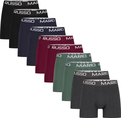 Produktbild von Mario Russo 10-Pack Basic Boxers  Mehrfarben - Große XL