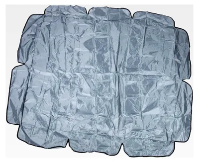 Produktbild von Schwingdachabdeckung für Gartenschaukel wetterfest 142x120x18cm dunkelgrau UV-beständig und leicht zu verstauen