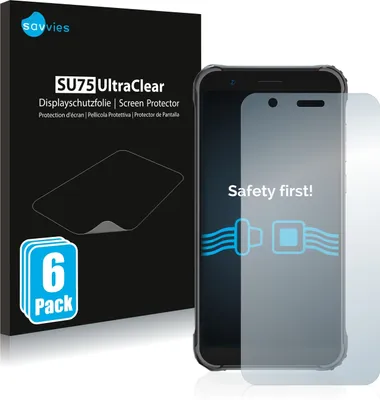 Produktbild von 6x Für Blackview BV4900 Schutzfolie Savvies Displayschutz Display Schutz Folie Klar Transparent