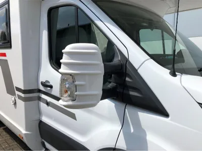 Produktbild von Schutzhüllen für Rückspiegel Ford Transit ab 2014 – weiß – Milenco