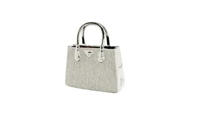 Image de Gilde Vase, Handtasche, "Milano", Keramik, silberfarben, VE 2, L. 11.5 cm, B. 24.5 cm, H. 25.5 cm 43389 4009079433890