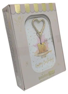 Produktbild von Wondercake Kuchen in Sardinendose mit Wunderkerze Herz – Originelles Geschenk