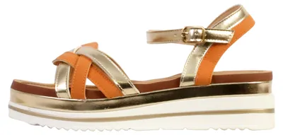 Produktbild von Sandalen mit Keilabsatz und Riemchen