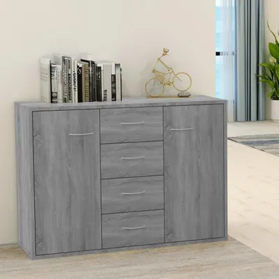Obrázek produktu pro vidaXL Příborník Grey Sonoma 88x30x65 cm výrobek z odvozeného dřeva