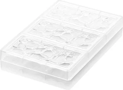 Obrázek produktu pro Profesionální polykarbonátová forma na čokoládu tabulka Coccia t 3x80ml