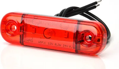 Obrázek produktu pro Poziční světlo | LED | Červená | 12-24V | Slim