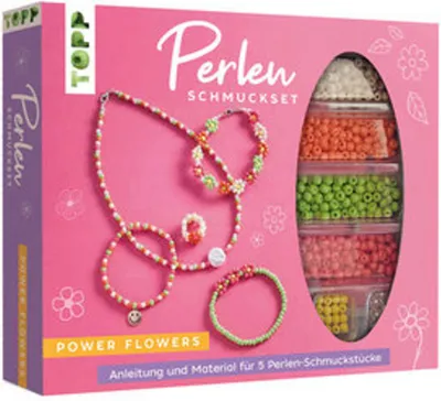 Produktbild von Perlen-Schmuckset - Power Flowers