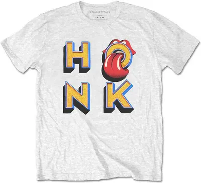 Zdjęcie produktu dla The Rolling Stones Koszulka Honk Letters Uni White 2XL
