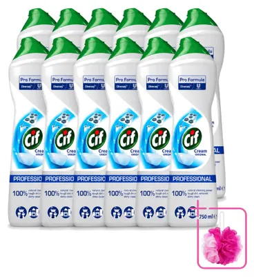 Produktbild von 12 x Cif Scheuermilch Original 750 ml - Sparpackung - 12 Stücke