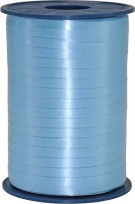 Produktbild von Globos Kräuselband 5mm - 500mtr Hellblau