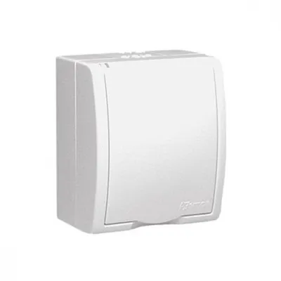 Obrázek produktu pro Kontakt-Simon AQGZ1/11, Bílá, Plast, IP54, 250 V, 60 mm, 46 mm