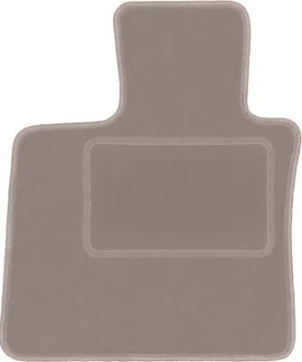Produktbild von Fahrerfußmatte Velours beige passend für BMW X6 F16 (2014-, SUV) – mit Befestigungen – passgenau